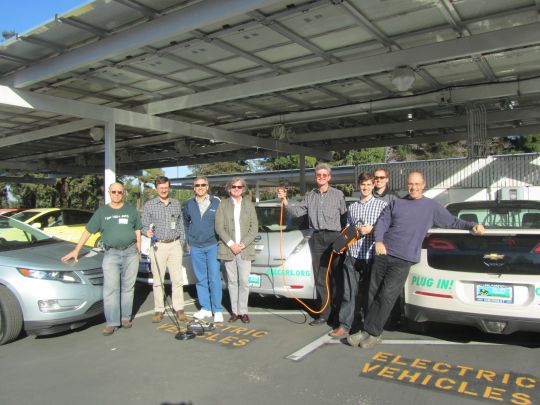 Reunion of CalCars and RechargeIt crew at Googleplex, February 2011