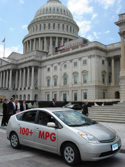 100+ MPG plug-in hybrid at the US Capitol