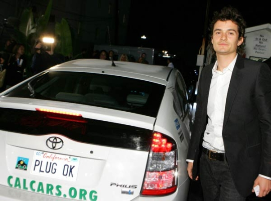 Actor Orlando Bloom at the pre-Oscars party, February 2007